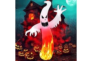 MGparty 8 Ft Halloween Inflatable Ghost Decorations