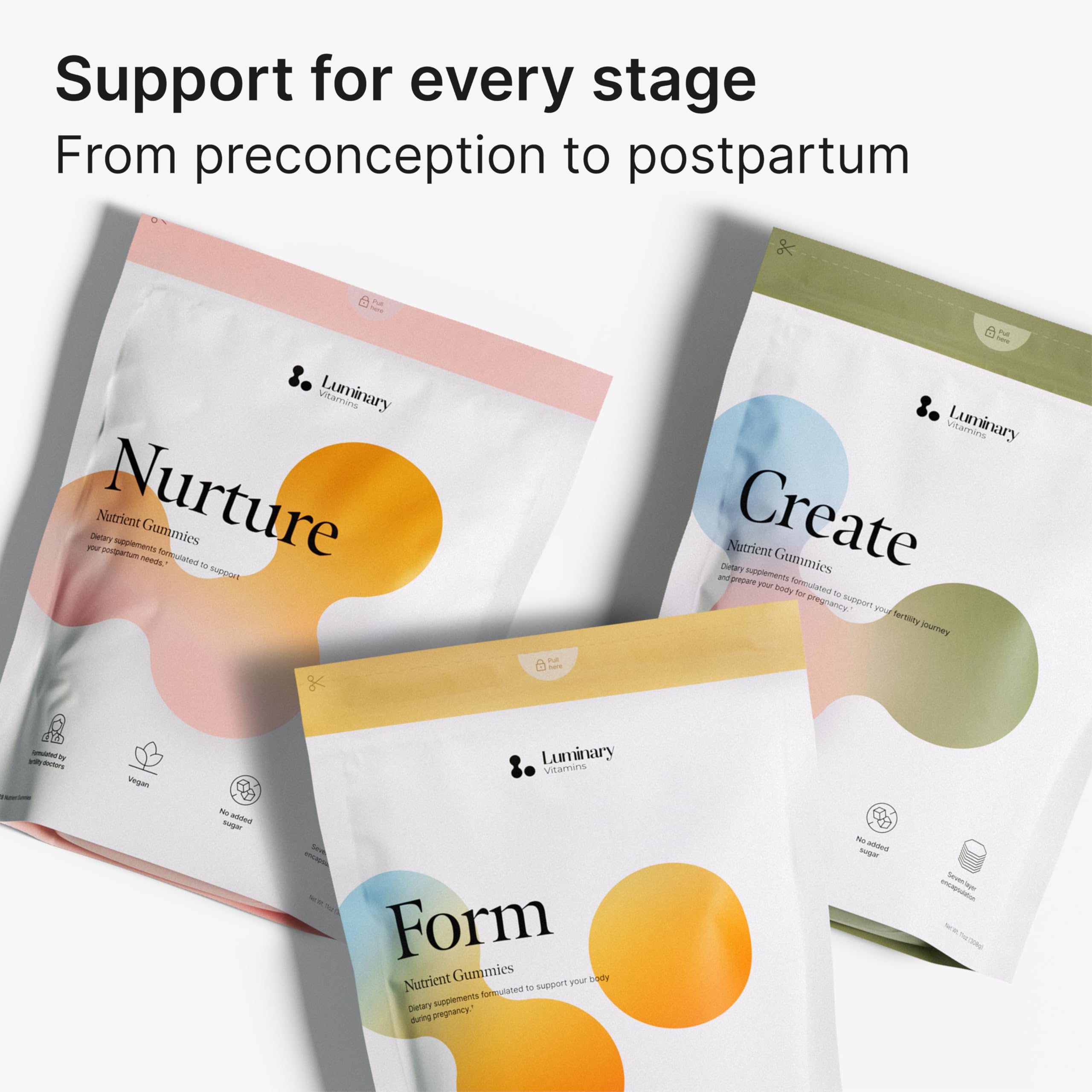 Form Prenatal | Doctor Formulated Pregnancy Gummies | 300mg Choline, 1200mcg Folic Acid, 27mg Iron, Vitamin D | Maternal & Fetal Support | Vegan & No Added Sugar (28 Day Supply) — Amazon image 8