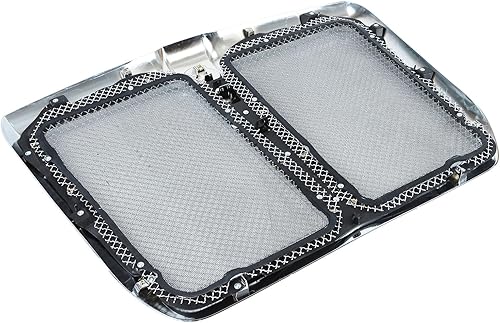 Miniatura 3 de Marco de rejilla cromado con pantalla de repuesto para Kenworth T680 L29-6155-100 L45-6064-110 2015-2022