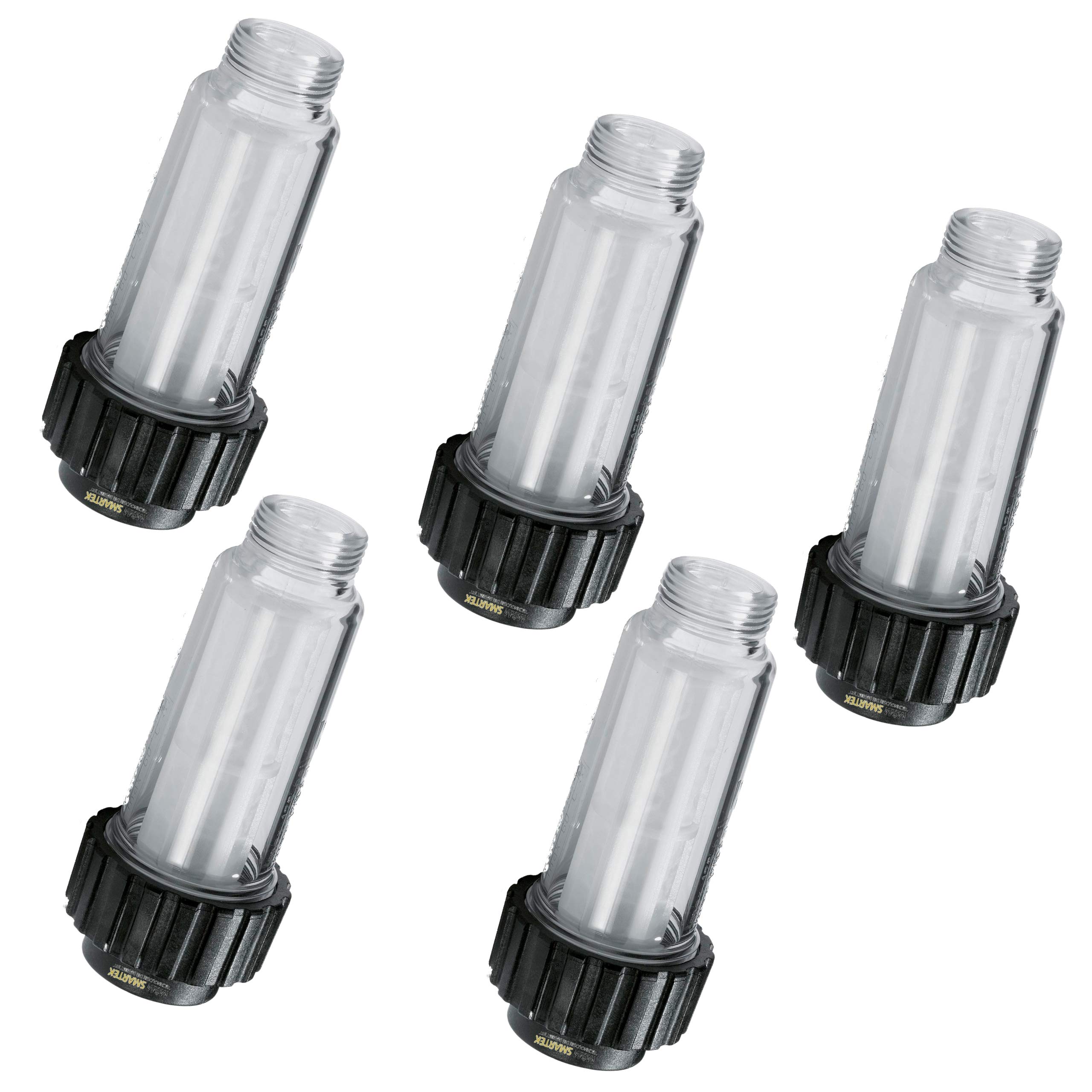 Lot de 5 filtres à Eau avec Filtre (5.731-050.0) pour Tous Les nettoyeurs Haute Pression avec raccord d'eau 3/4" comme Kärcher K2-K7 Compatible avec 4.730-059.0 de la Marque One!