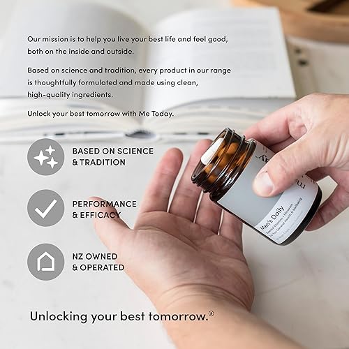 Miniatura 6 de me today Multivitamínico para hombres, suplementos minerales con 27 vitaminas, minerales y hierbas, incluyendo D, C, A, B, biotina y zinc,