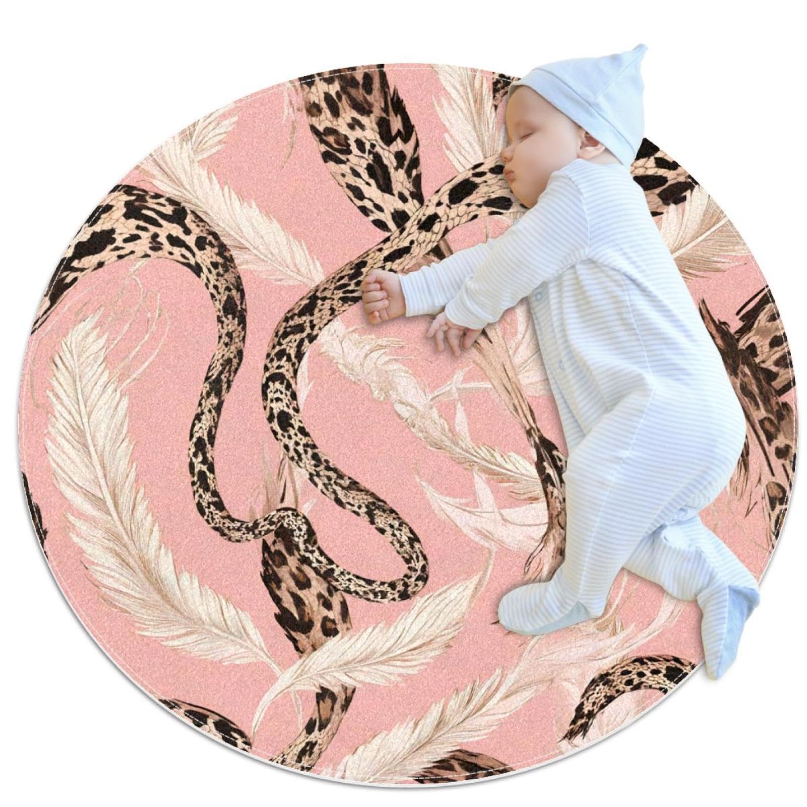 Tapis de salle de bain rond antidérapant 1m motif football américain pour canapé et chambre
