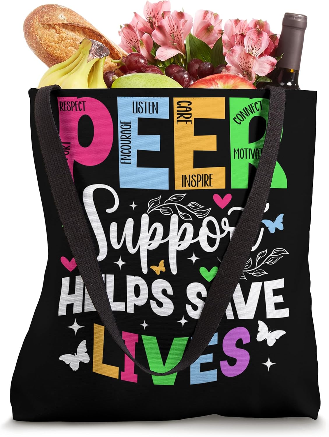 Peer Support Specialist Appreciation Week Tote Bag