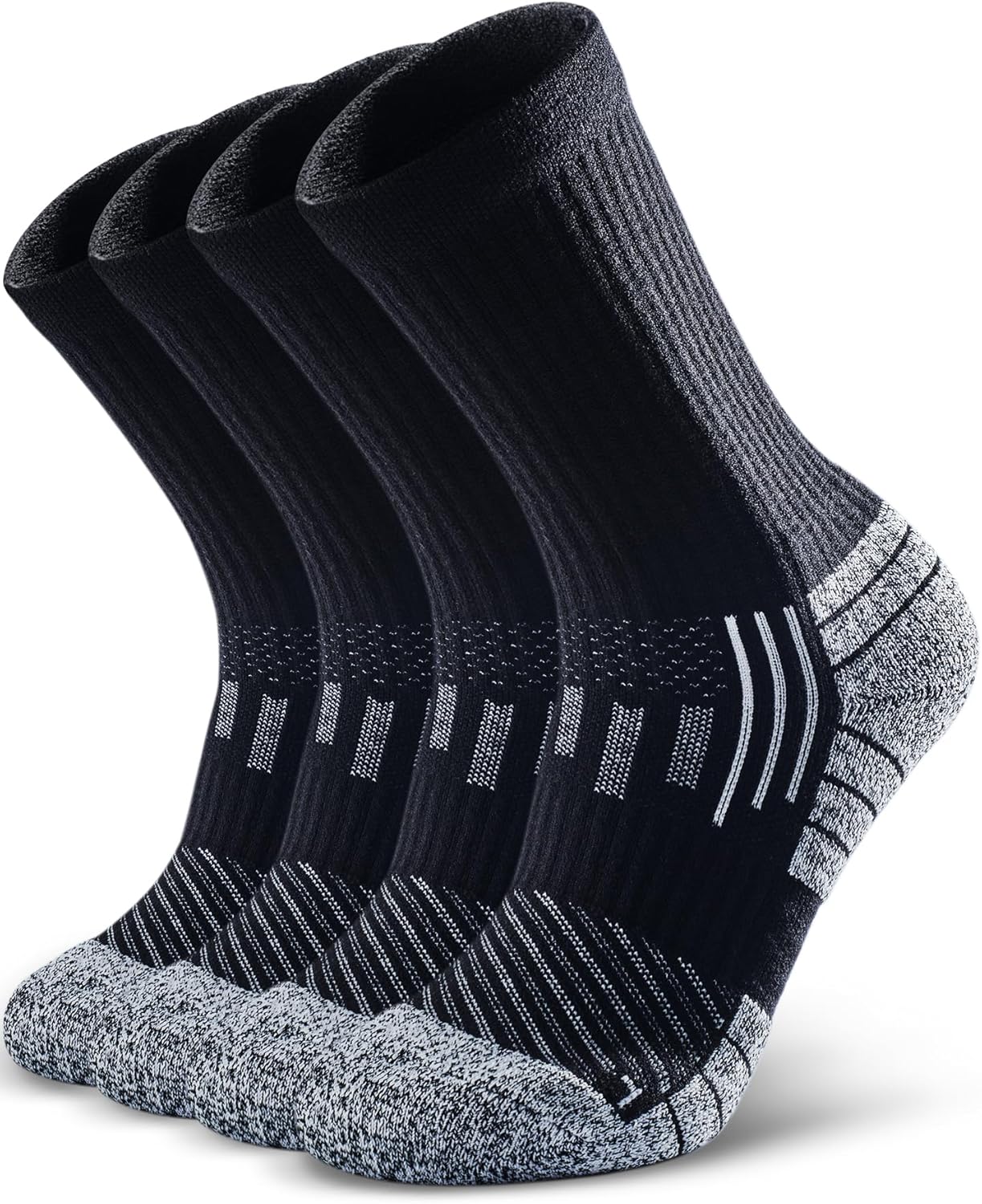 Hiking Socks - Winter Thermal Merino Wool Socks for Men & Women - Thick Crew Socks for Hunting Work