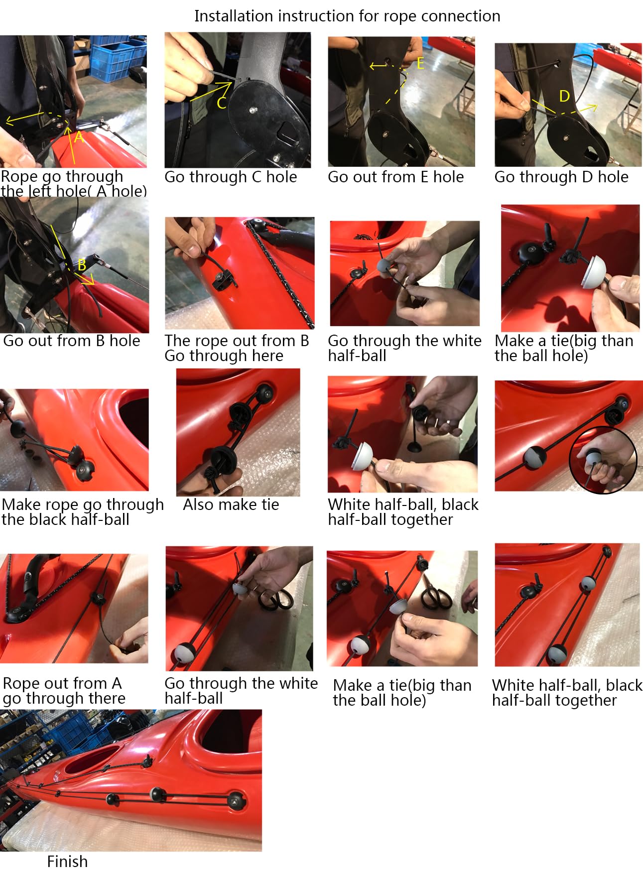 Snapklik.com : Kayak Tail Rudder Plastic Canoe Tail Rudder Tail Vane ...