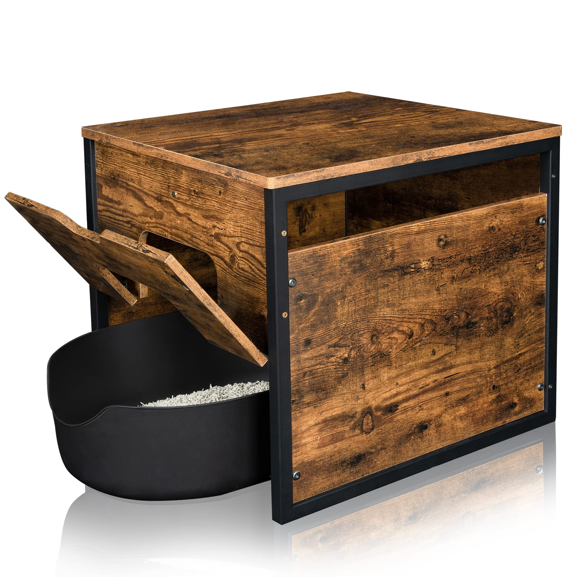 Buy TADASA Cat Litter Box Enclosure with Door, Hidden Kitty