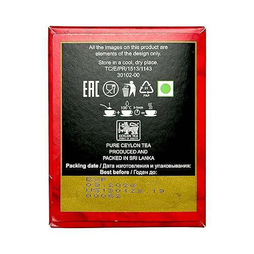 Miniatura 5 de ANASTASIA té de hoja negra de Ceilán 100% puro con la adición de cártamo y pétalos de rosa. (paquete de 3)