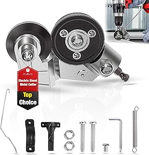 Premium Heavy Duty Electric Drill Metal Cutter Nibbler Attachment Sheet Metal Cutting Tool for