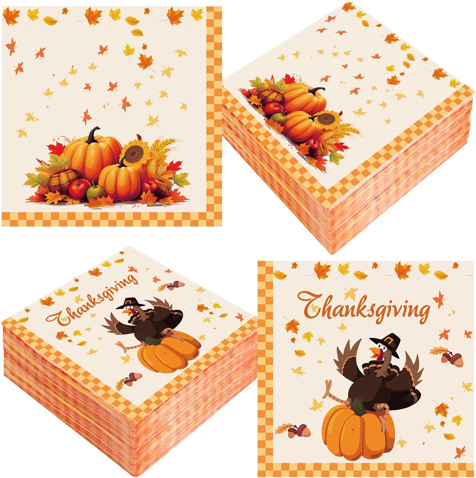 Thanksgiving Dinner Napkins Paper