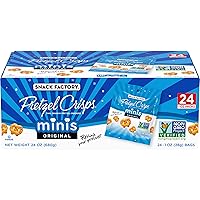 Vista 10 de Snack Factory Pretzel Crisps Sabor Original, Paquete de Snacks Tamaño Individual, 1.5 Oz (Paquete de 24)