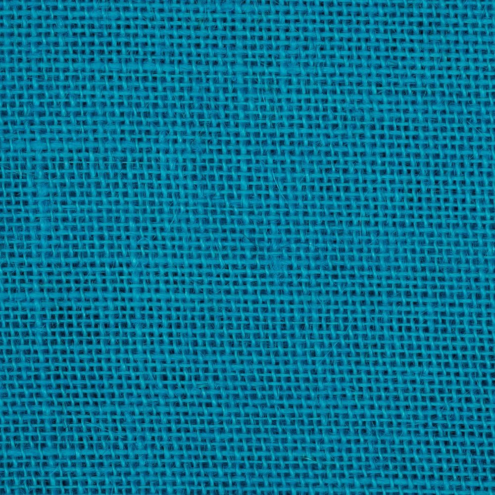Plastex Fabrics Jute Turquoise Fabric By The Yard