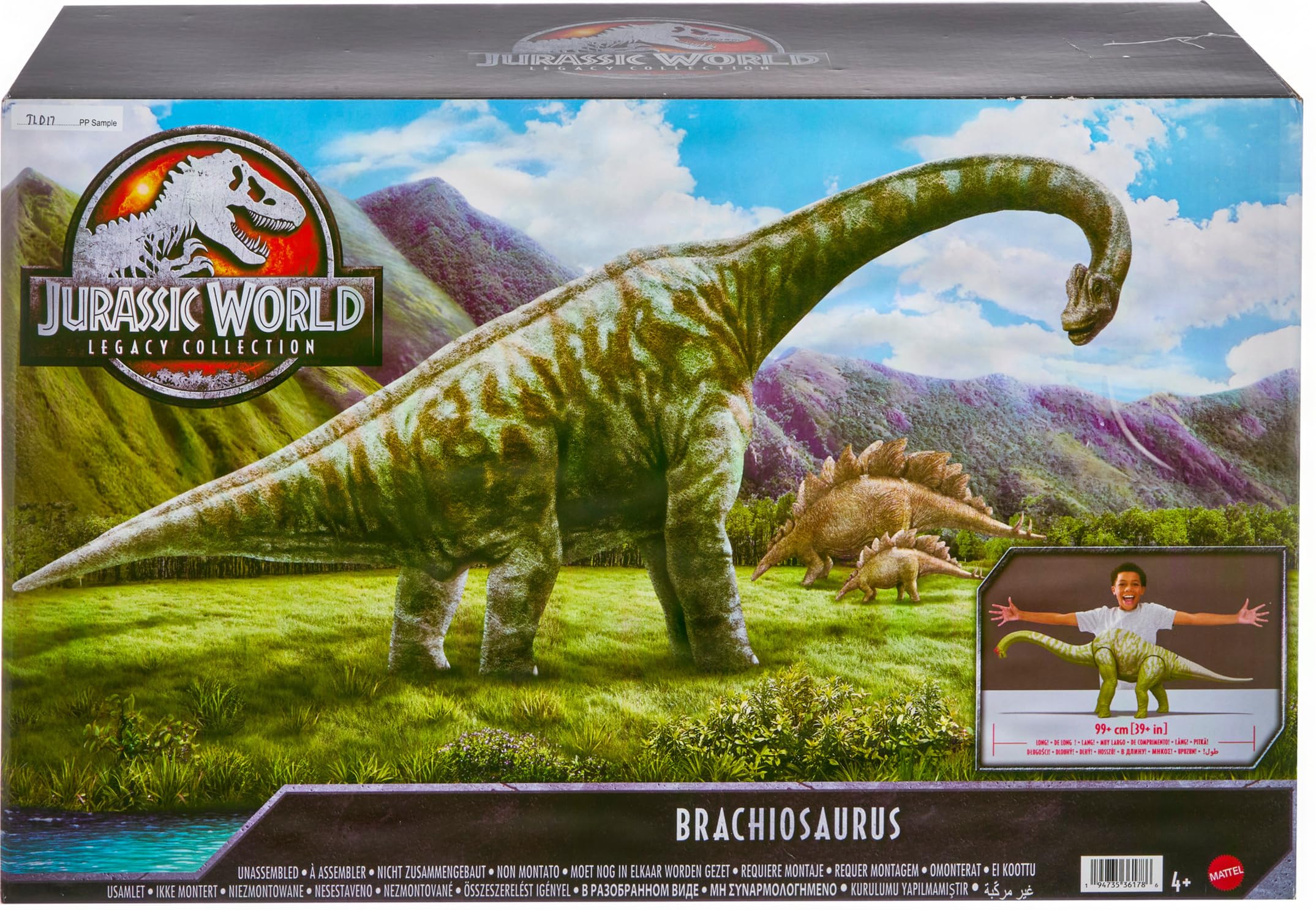 Jurassic World Brachiosaurus フィギュア Amazon.com: Mattel Jurassic World Brachiosaurus Action Figure