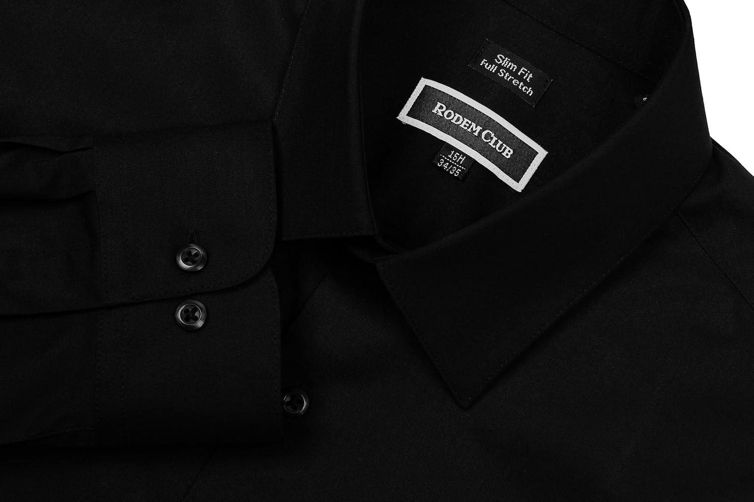 Men's Dress Shirt Slim Fit Long Sleeve Full Stretch Wrinkle-Resistant Business Casual Solid Button Down Shirts - Image 4