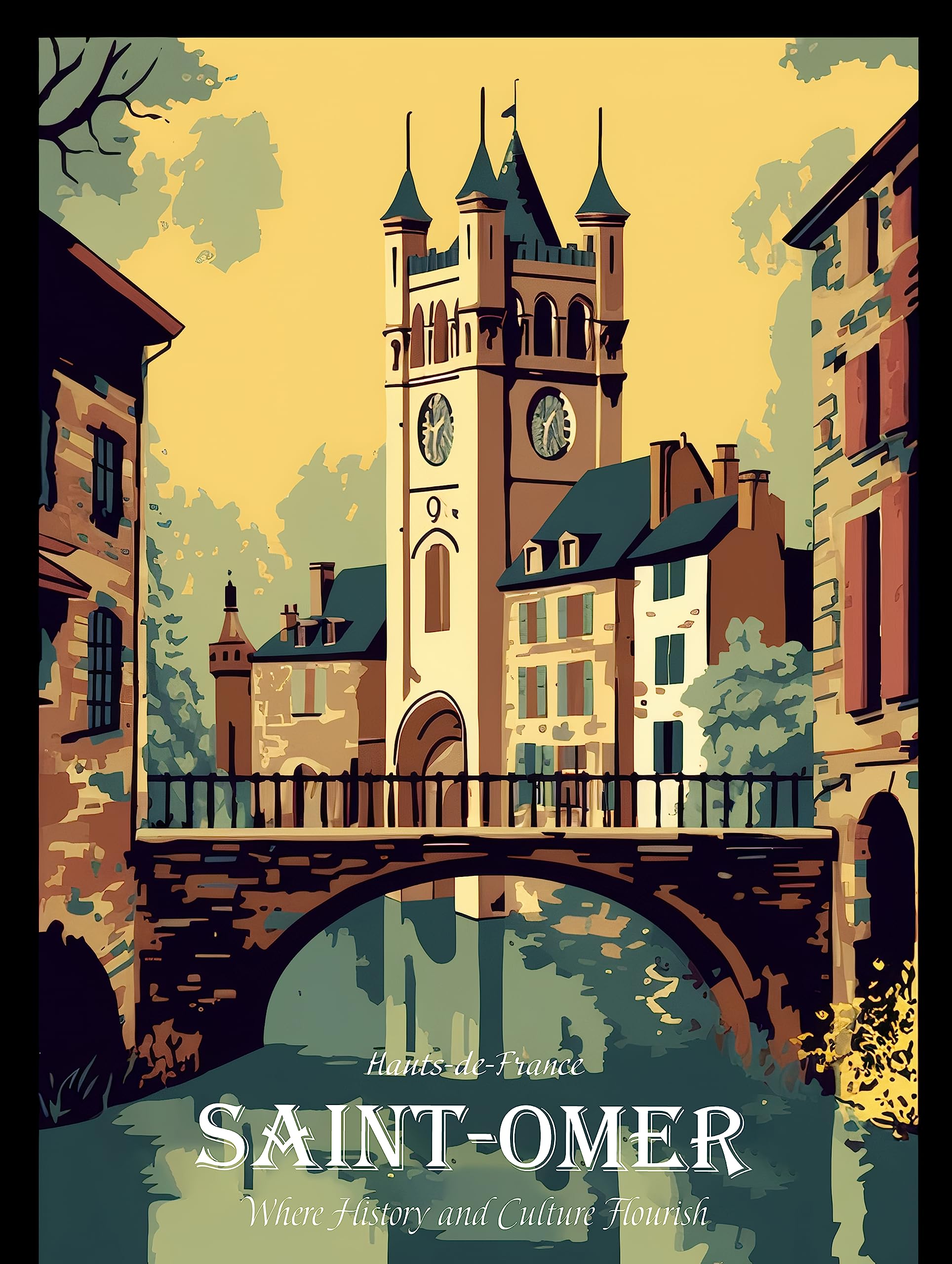 France, Saint Omer | Poster | Wall Art | Home Decor |