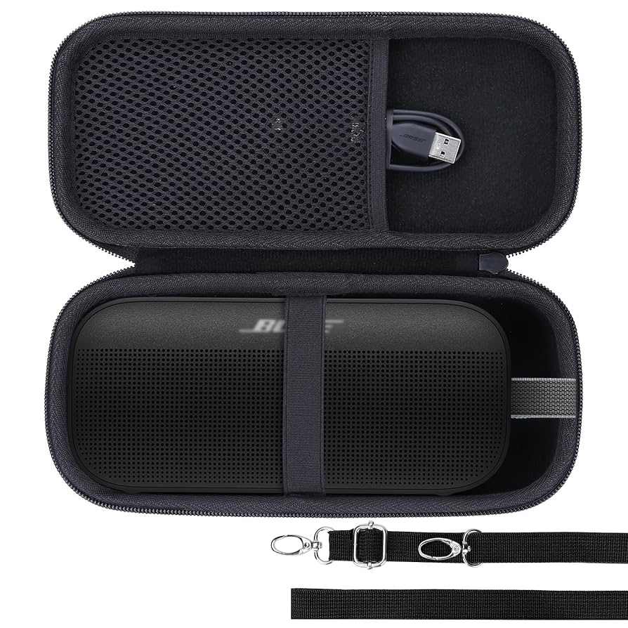 【美品】Bose SoundLink Flex 【ケース付き】 BOSE 【美品】Bose SoundLink Flex Bluetooth speaker ブラック