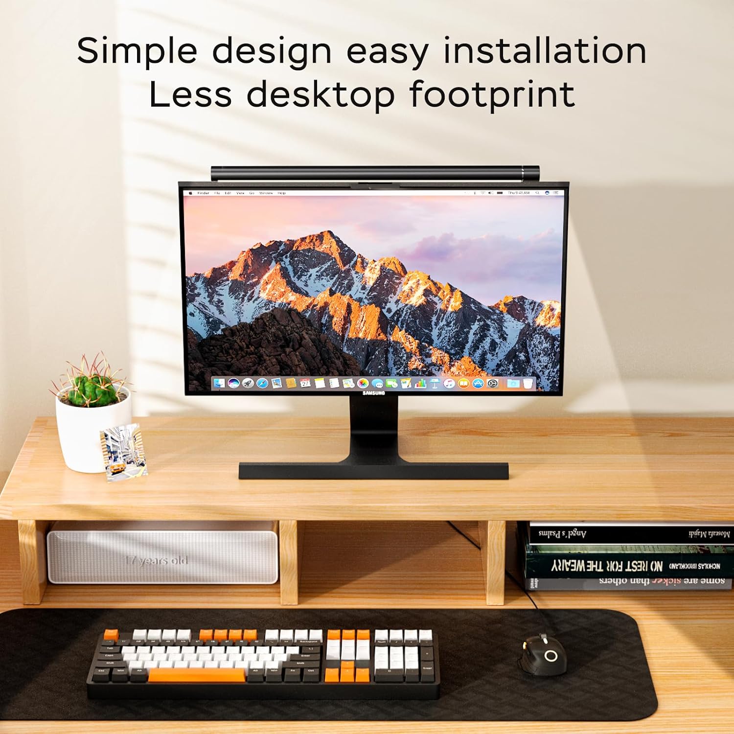 Monitor Light Bar，Computer Light Bar， Dimmable Screen USB Reading Lamps, Suitable for Flat-PanelDisplays of Different Sizes, USB Powered,No-Glare Eye Protection Home Office LED Work Light