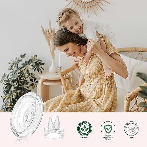 Miniatura 5 de TOVVILD Insertos de brida de 0.67 pulgadas y 0.79 pulgadas compatibles con momcozy S9 S12 S9pro S12proLansinohBellababy, reemplazo de piezas de