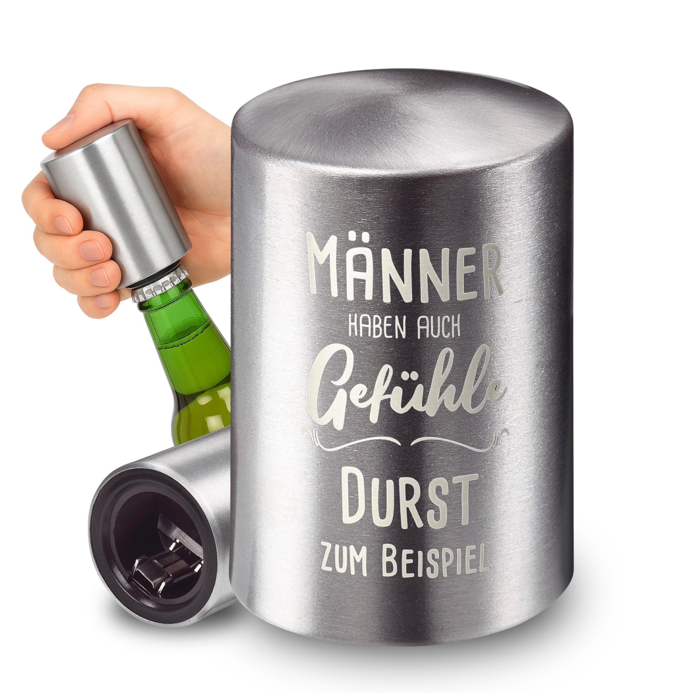 Push & Pull Kapselheber – Flaschenöffner mit Push-Up-Funktion