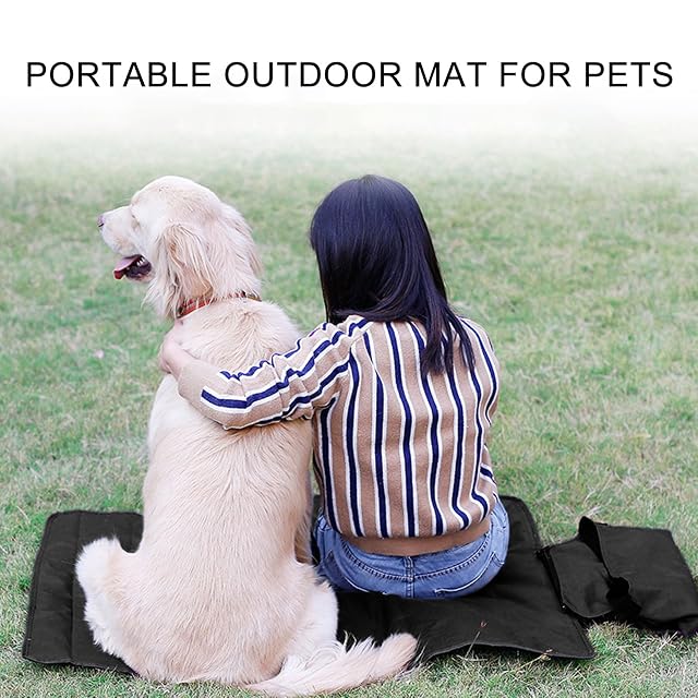 Foto 7 de 8 de DIDILLX Manta impermeable para mascotas, manta plegable para perro, manta grande de camping