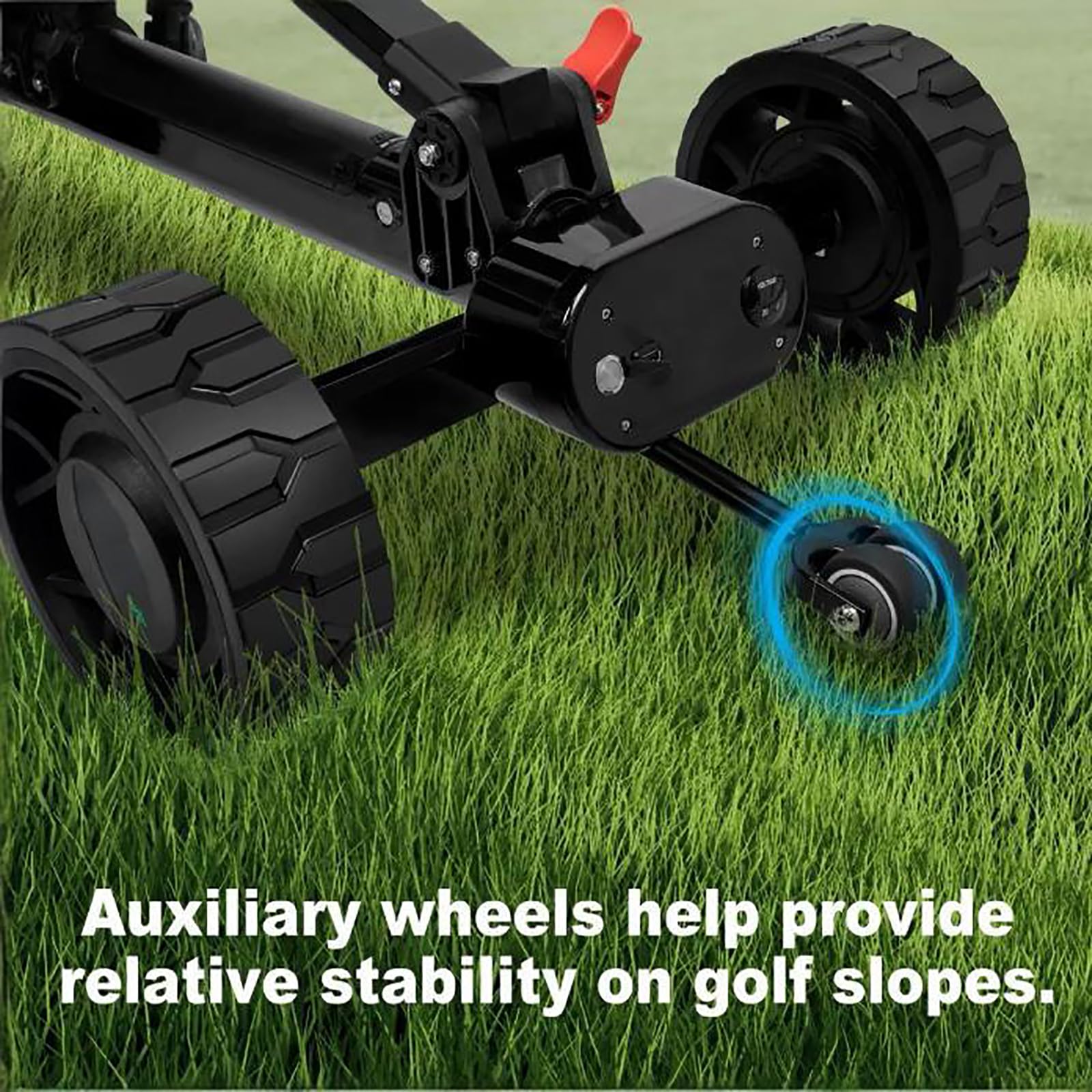 Carrello Da Golf AutomaticoFollow,carrello Dagolf Pieghevolecon Funzioneparcheggio,parcheggiofacile In Salita,localizzazione Precisa Della Posizionedelgiocatore,portatafino a 35-40km,carico150kg