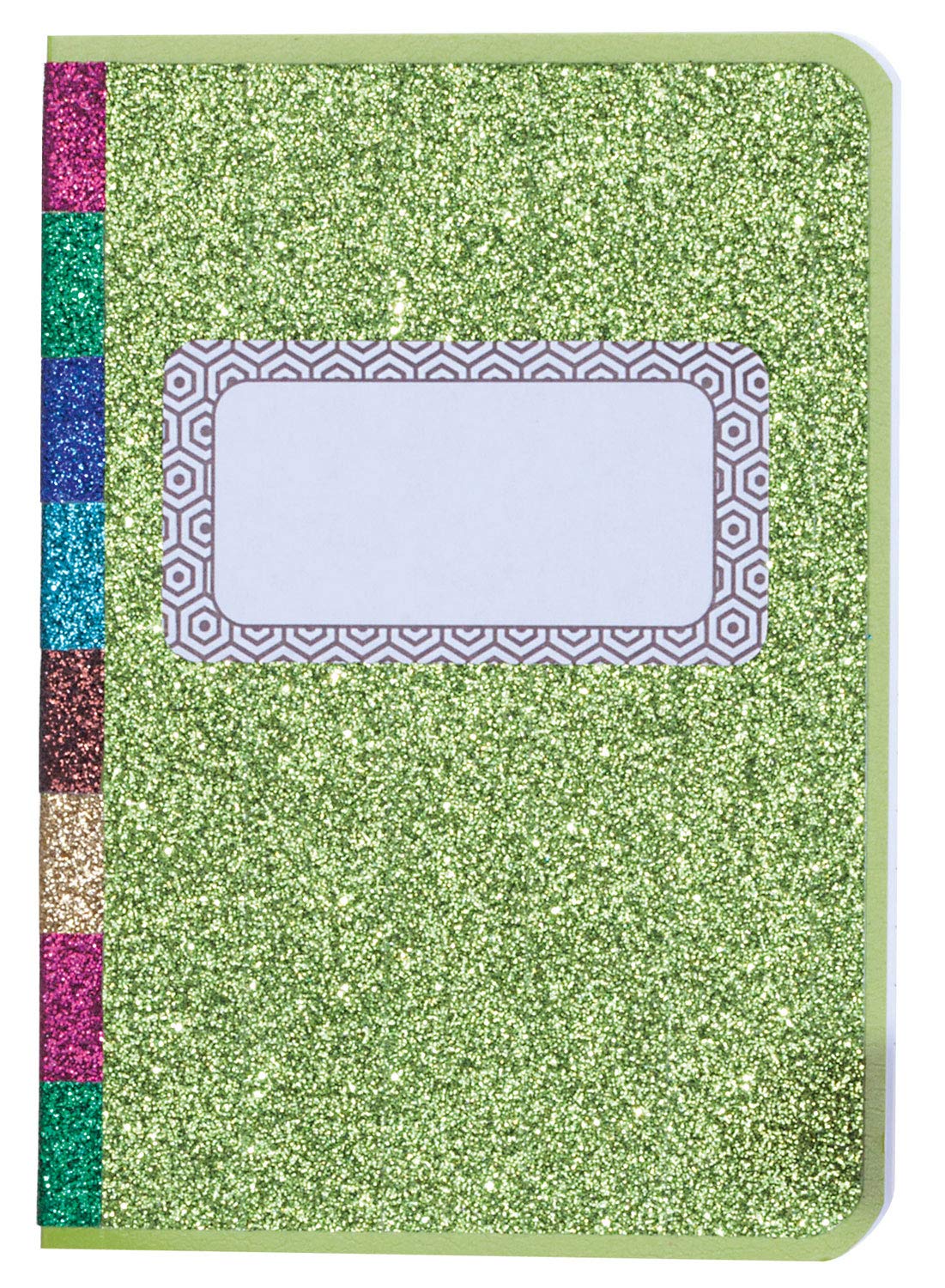 folia 28509 - błyszcząca taśma, taśma klejąca z papieru z brokatem, 10 rolek posortowanych pod względem koloru, każda rolka ok. 5 m x 15 mm - idealna do ozdabiania i dekoracji