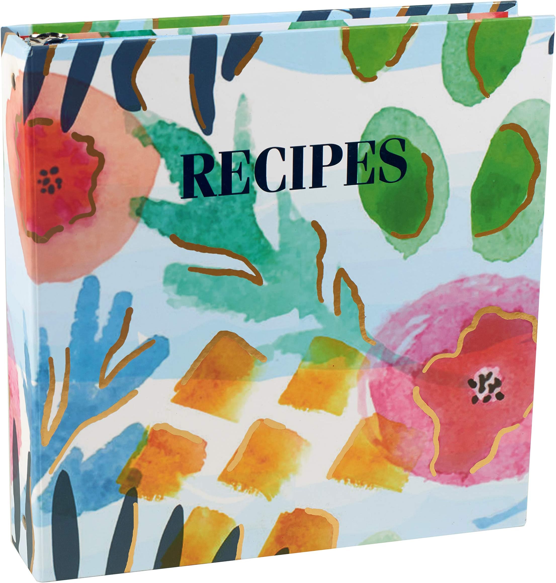 Create Your Own Collected Recipe Cookbook - Watercolors