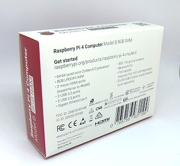 Raspberrypi Raspberry Pi 4 Model B 8GB Made in UK Element14, Certified Technical Standards