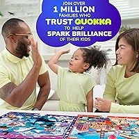 Vista 2 de QUOKKA Rompecabezas para niños de 4 a 6 años - 4 x 60 rompecabezas para niños pequeños de 5 a 8 años - Juguetes educativos de busca y encuentra