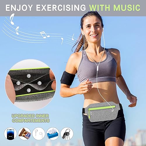 Miniatura 4 de Cinturón para correr, Gris,claro, Deportes y Ocio y Moda