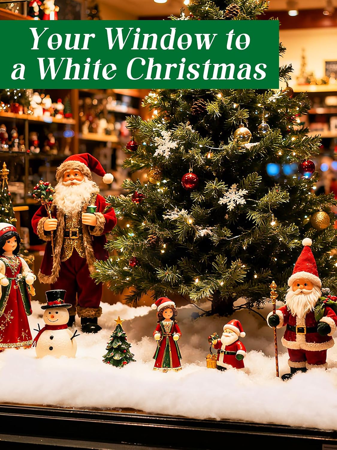 Cosweet 2 Pack 3 x 8 Ft Fake Snow Blanket for Christmas Decorations