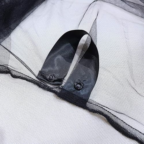 Miniatura 8 de Mengersi - Dosel de cama con poste de 4 esquinas simple, Mosquitero de cama para niñas, niños y adultos