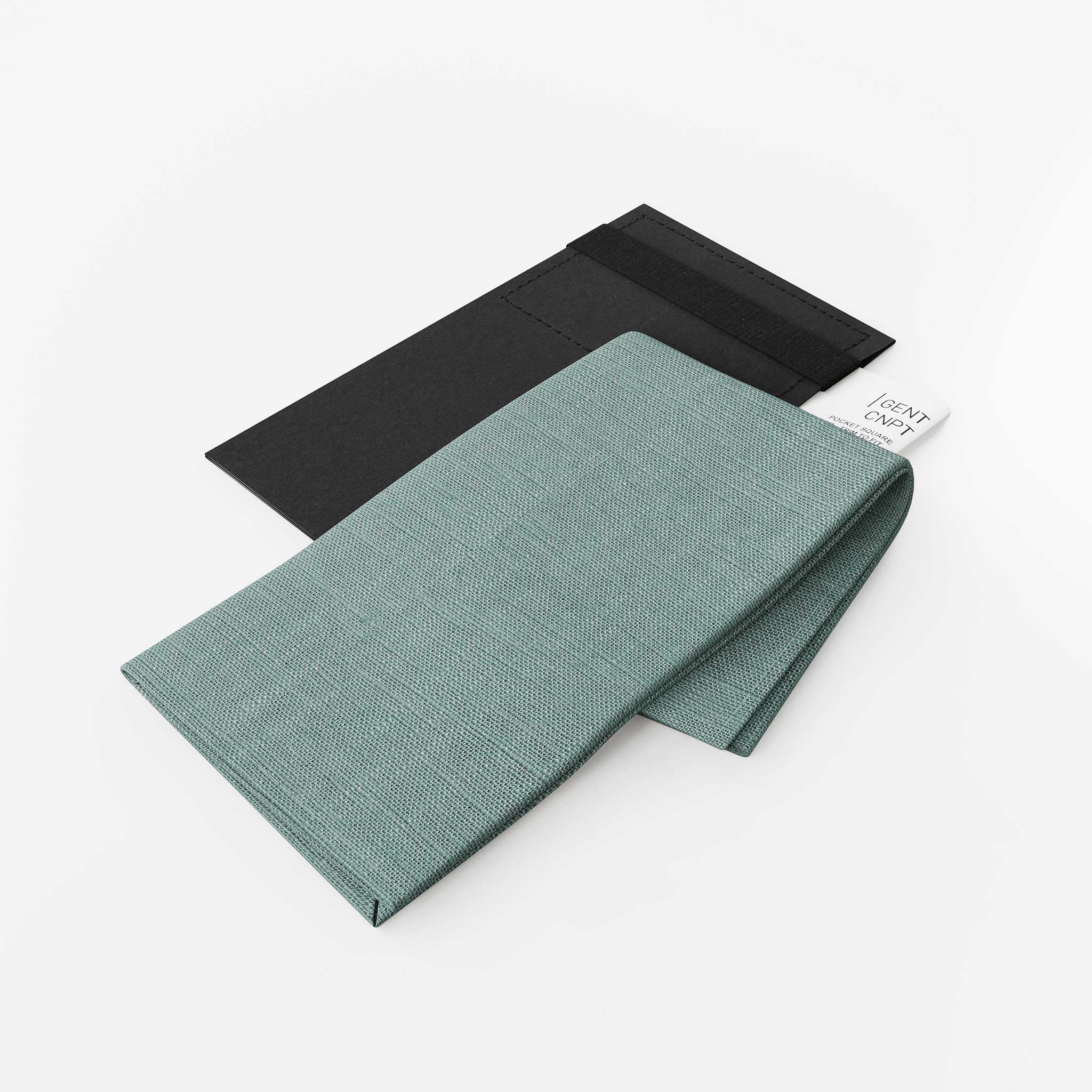 Papillon da Uomo in Lino | Verde Eucalipto | Papillon da Matrimonio Vegano Pre-annodato | Opzionale con Fazzoletto da Taschino & Bretelle | Large Batwing | Fatto a Mano in Germania