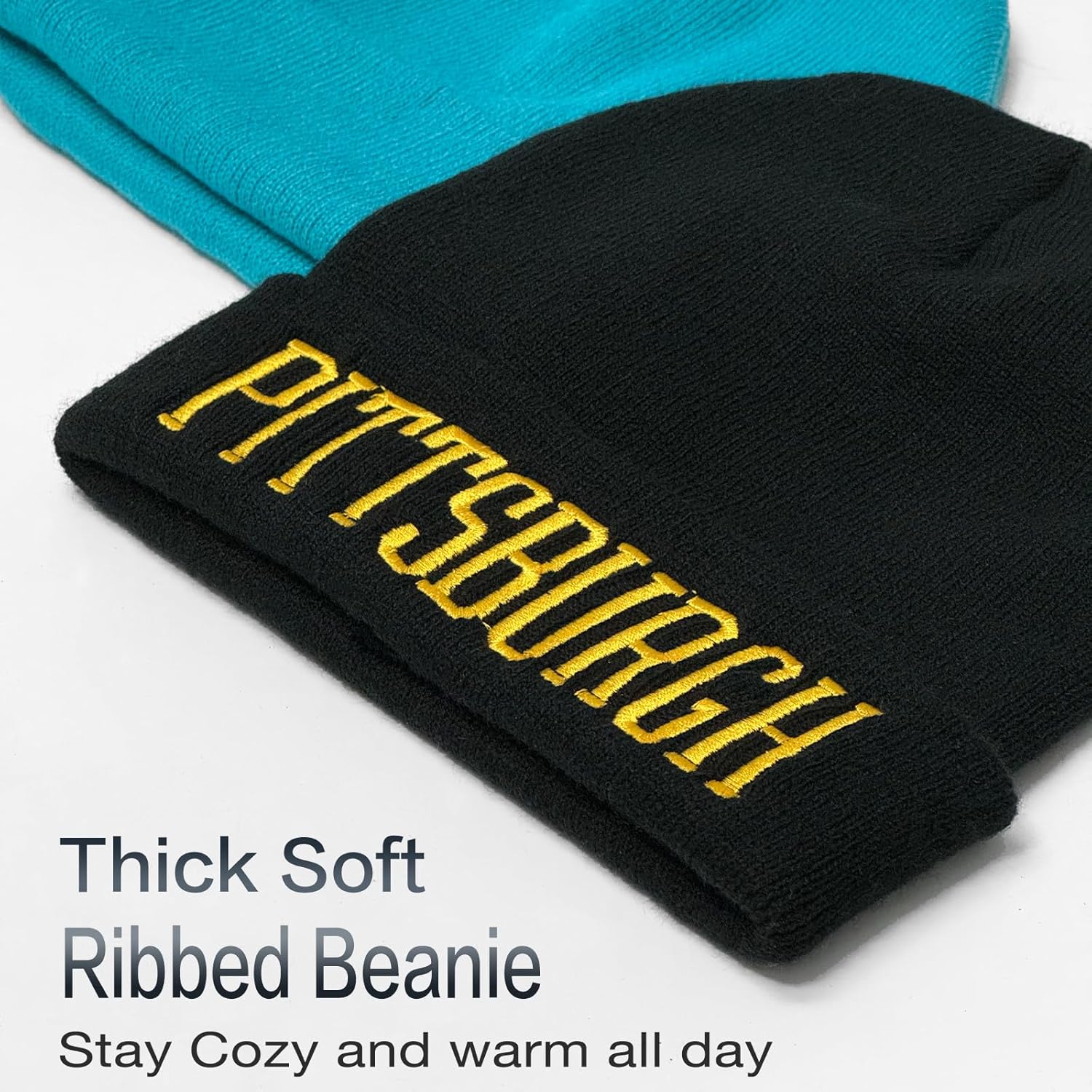 Winter Hat Cities Beanie for Men and Women Knit Cuffed Cap Perfect for Gifts - Image 2