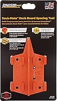 Vista 3 de Johnson Level & Tool 60-275 Deck Mate, herramienta de espaciado para tablas de cubierta, naranja, 1 nivel y herramienta espaciadora de cubierta