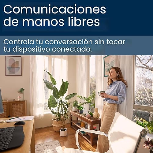 Miniatura 5 de Poly Voyager Legend 50 UC Auriculares Bluetooth con estuche de carga  4 micrófonos con cancelación de ruido, AI NoiseBlockAI y WindSmart Tech