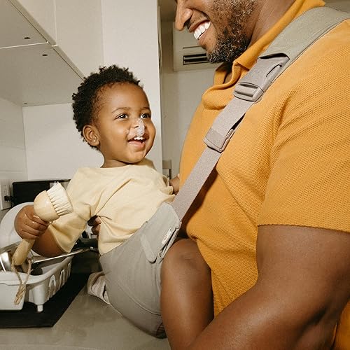 Miniatura 8 de Ergobaby Upsie - Portabebés color oliva suave, ligero, ajustable, para niños pequeños, diseño transpirable y ergonómico