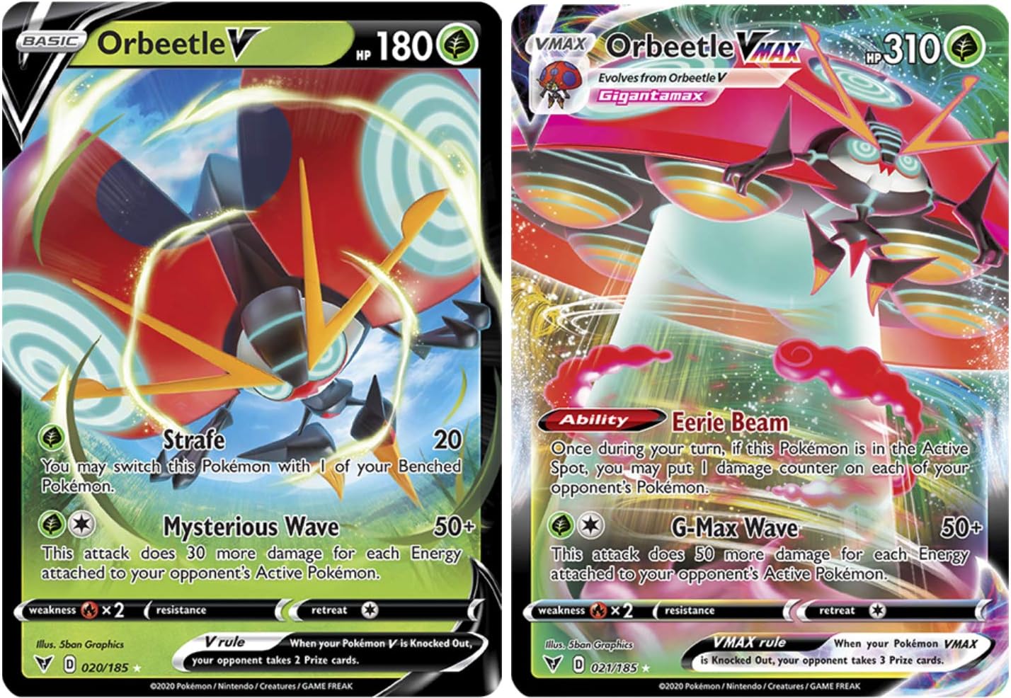 Pokemon Vmax Card Set Orbeetle Vmax 21 185 And Orbettle | Desertcart INDIA Pokemon Vmax Card Set Orbeetle Vmax 21 185 And Orbettle | Desertcart INDIA