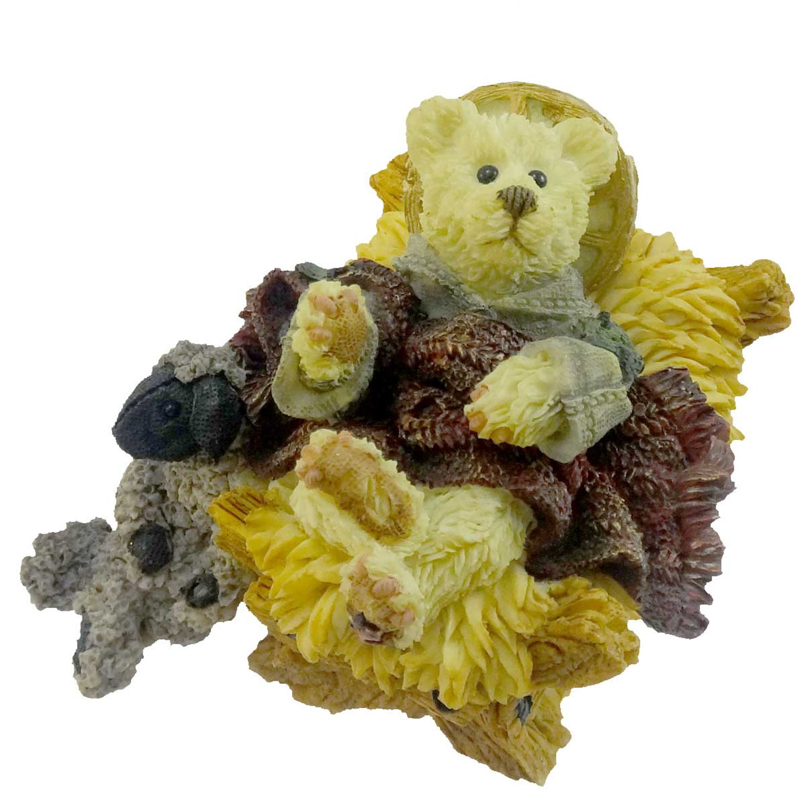 Boyds Bears Resin Baldwin As The Child Christmas Bearstone - Resin 2.00 IN