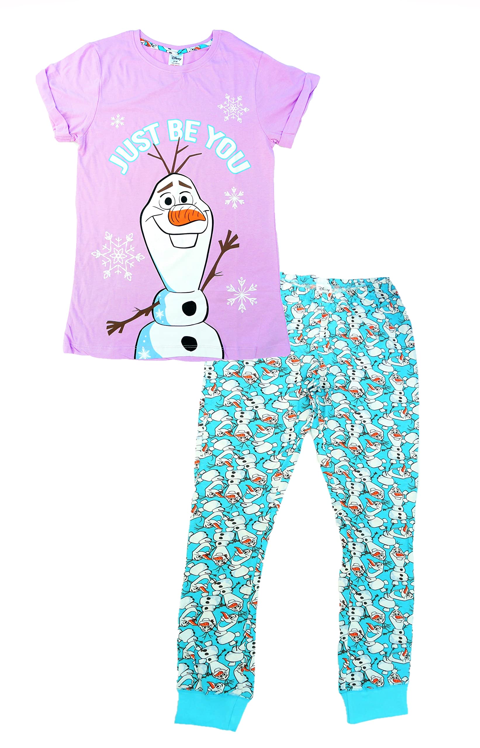 Tdp Textiles Women's Multi Disney Frozen Olaf Pyjamas, 8-10