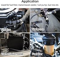 Vista 5 de EVIL ENERGY 8AN Hembra a 1/2" Púa Accesorio de Manguera Giratoria de 45 Grados