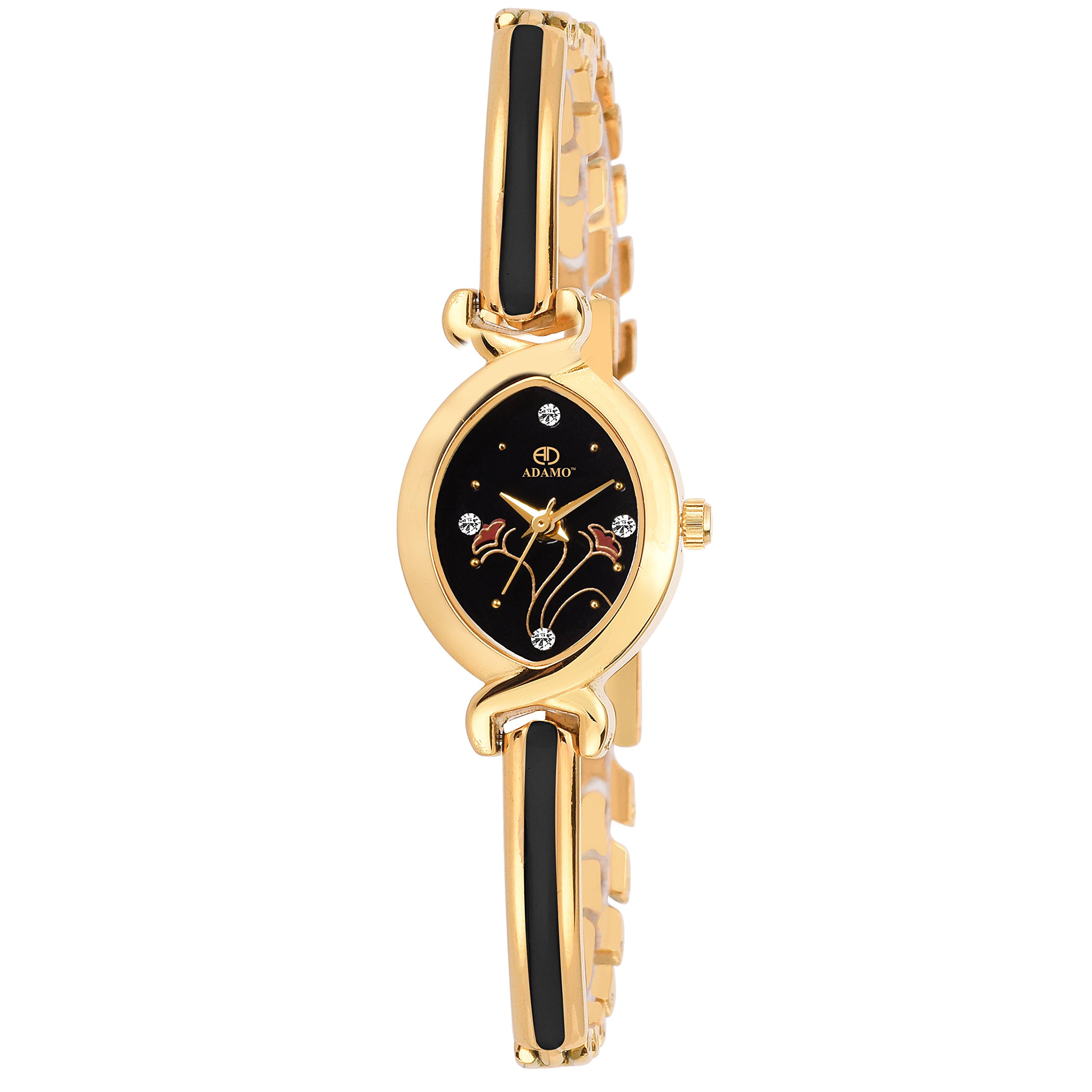 ADAMO Enchant Black Dial Womens & Girls Watch 2251YM02 (B0769ZLDM9) Amazon Price History, Amazon Price Tracker