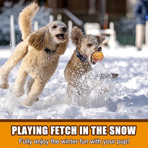 Miniatura 6 de Pelotas de tenis indestructibles para perros, pelotas de juguete duraderas para masticadores agresivos, juguetes interactivos para perros para juego