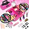 pretend makeup set Fake Make Up - Girls Makeup Set for Kids Girl Children Princess Play Makeup Game Christmas Birthday Gifts for 3-10 Years Old Girls Gift