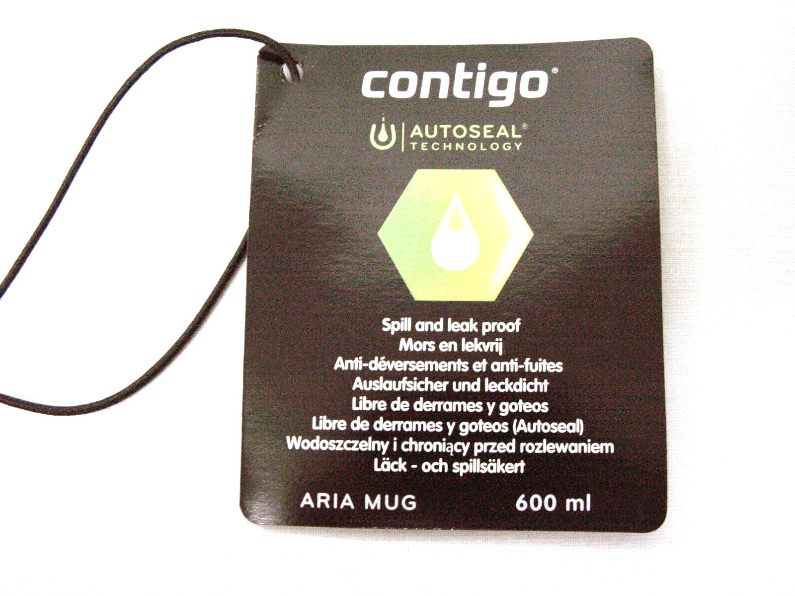 Contigo CANTIMPLORA Termo Botella Aria 600ML Acero Inoxidable Gris