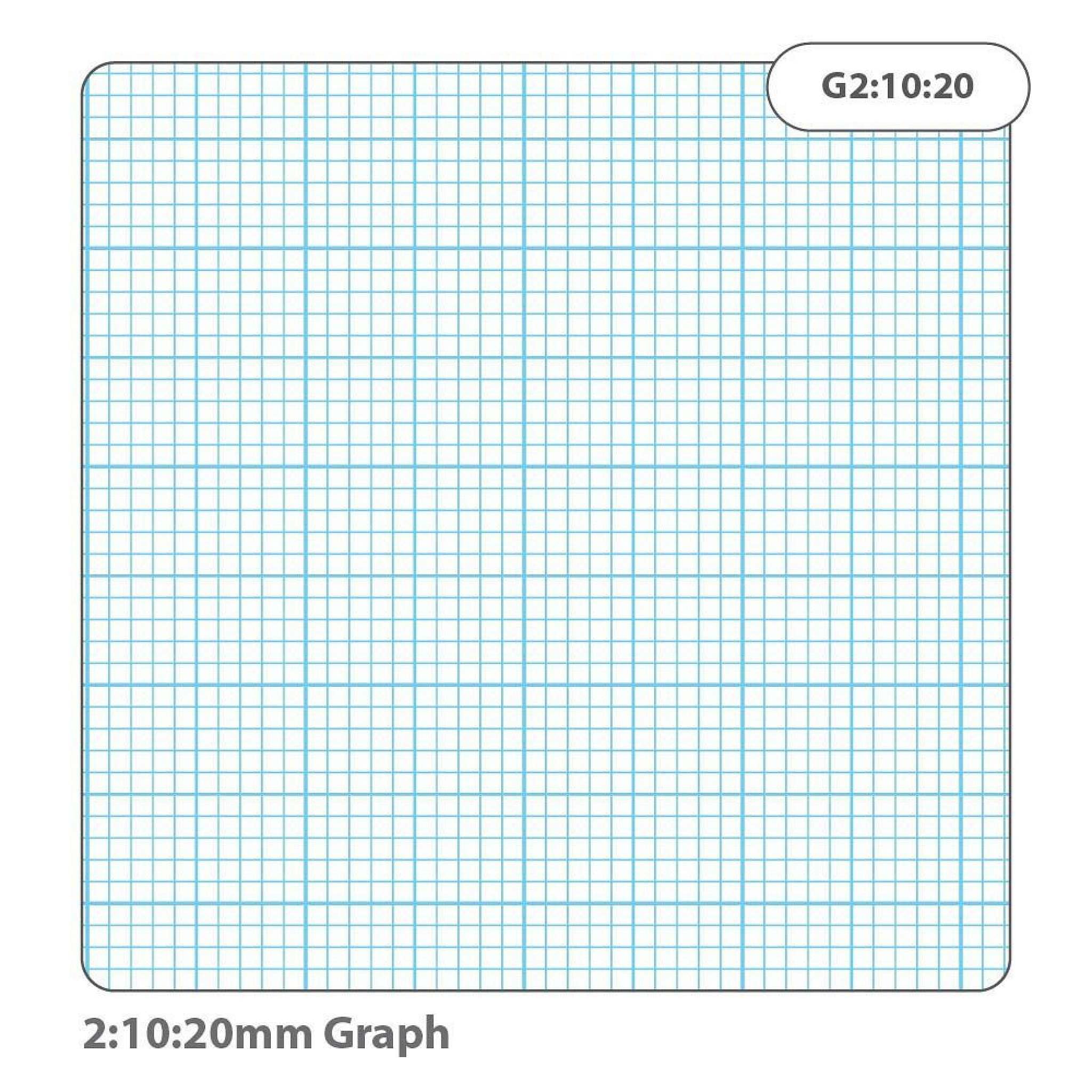 RHINO Stationery A4 Millimeterpapier | 500 Blatt | Loseblattpapier | karierte Lineatur | vorgestanzt | Schulungsstandard Übungspapier