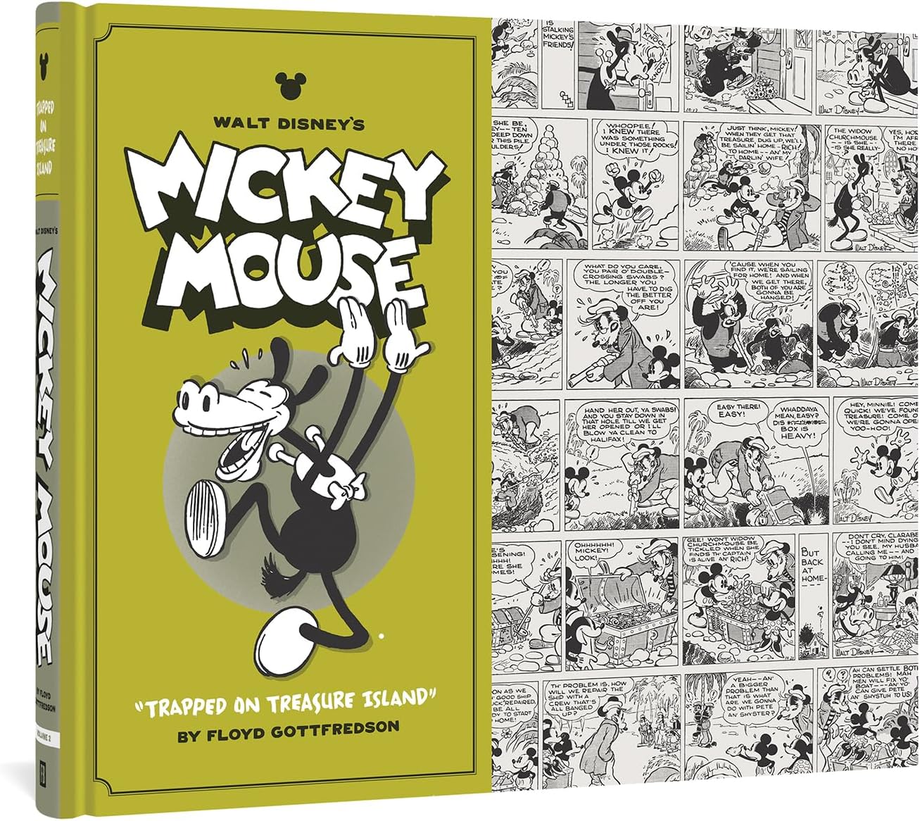 WALT DISNEY'S MICKEY MOUSE VOL 2: Trapped on Treasure Island HC