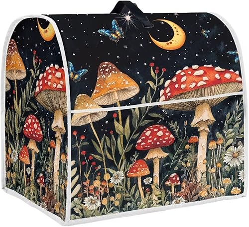 Miniatura 9 de Funda para batidora de Navidad para cocina de 6 a 8 cuartos de galón, cubiertas antipolvo para electrodomésticos pequeños universales para freidoras
