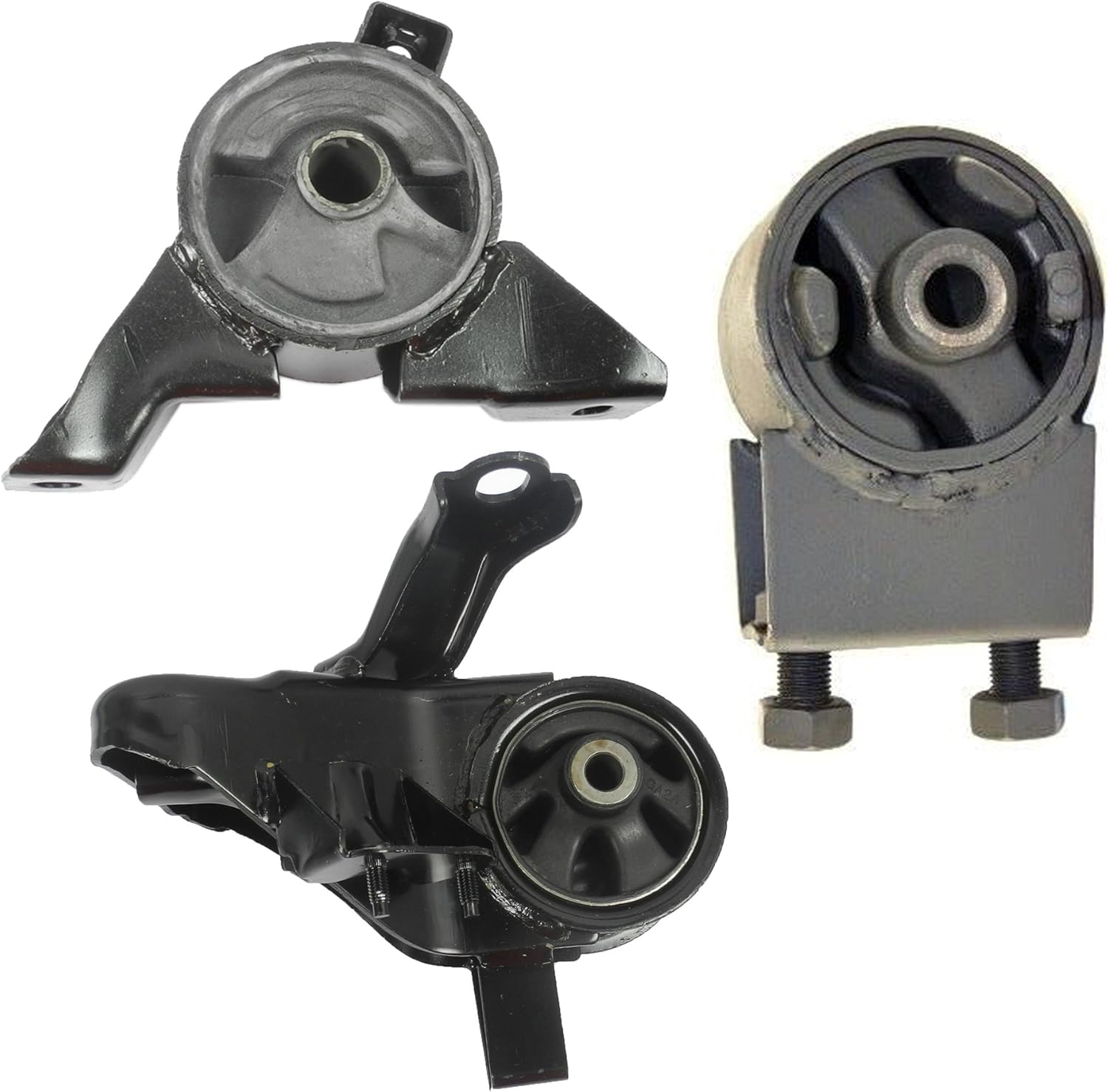 Advance Ignition Engine Motor and Trans Mount Compatible with FWD Mazda 2000 2002 626 LX Sedan 2.0L Set 3PCS 6457 4401 6462 2000 2002