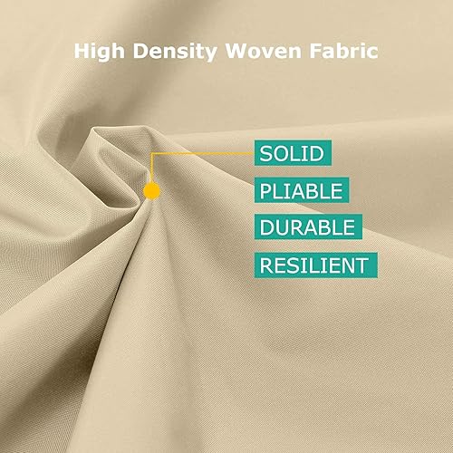 Miniatura 4 de SunPatio Funda otomana para exteriores, funda rectangular resistente al agua, funda de mesa auxiliar para muebles de patio, protección para todo