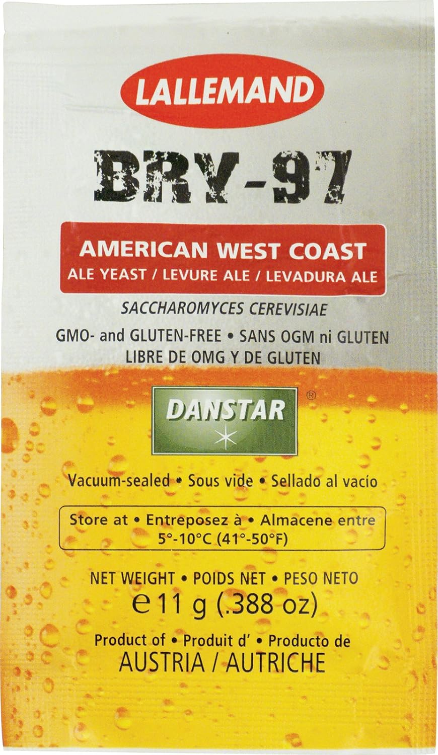 Lallemand Inc-42456-MB Dry Yeast - BRY-97 (11 g) (Pack of 5)